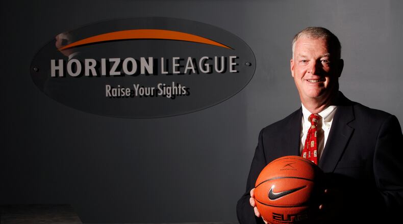 Horizon League commissioner Jon LeCrone, a native of Vandalia, is one of the longest-serving commissioners in college sports.