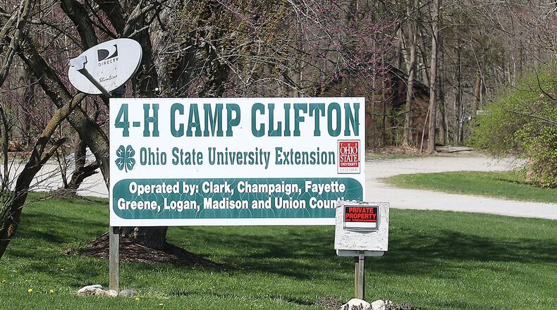 Camp Clifton was all quiet Tuesday and will remain the way as 4-H events are canceled due to the coronavirus pandemic. BILL LACKEY/STAFF