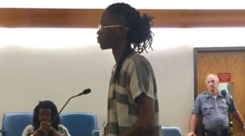 Shaquele M. Beard appears in Clark County Municipal Court. Jeff Guerini/Staff