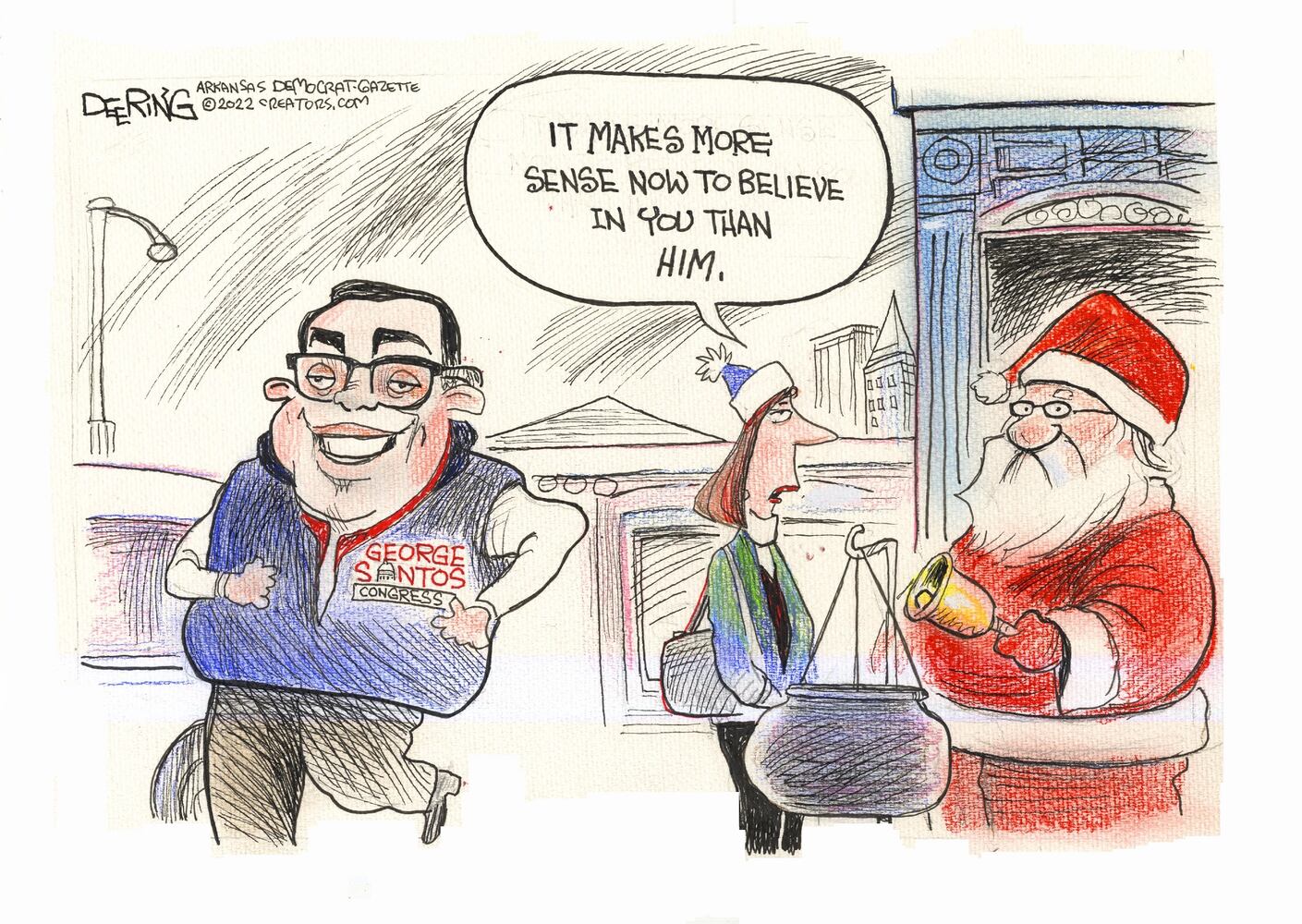 WEEK IN CARTOONS: New Year, Southwest, George Santos and more