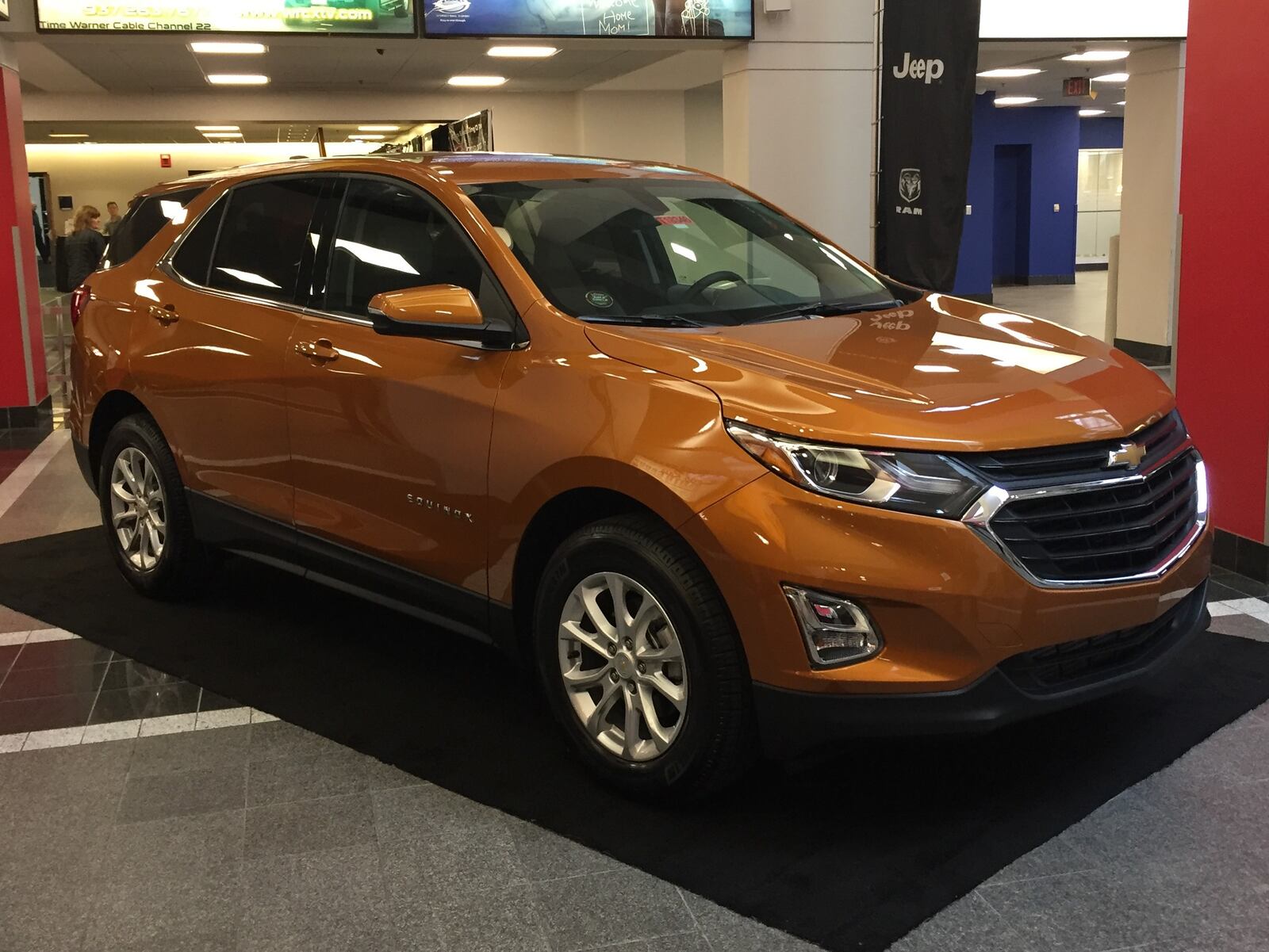 The 2018 Dayton Auto Show is offering the chance to win a grand prize of a two-year lease on a 2018 Chevrolet Equinox LT, courtesy of the Miami Valley Chevrolet Dealers. The lease has an approximate value of $9,500, Dayton Auto Show organizers say. Entries are being accepted at the show through 1 p.m. AMY ROLLINS / STAFF