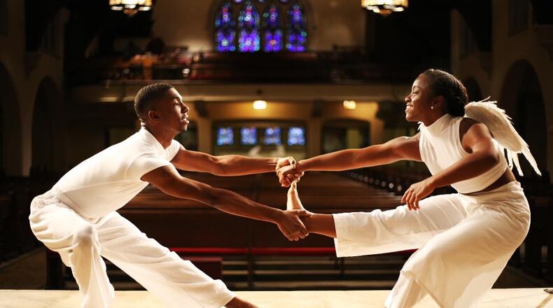 Matthew Talley and Countess Winfrey at play in DCDC's presentation of "The Littlest Angel" in December. Winfrey is among five local artists and 75 around the state to receive an Individual Excellence Award from the Ohio Arts Council. CONTRIBUTED