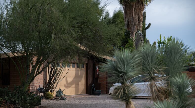 Nancy Guthrie's daughter Annie's home is seen Thursday, Feb. 5, 2026, in Tucson, Ariz. (AP Photo/Caitlin O'Hara)
