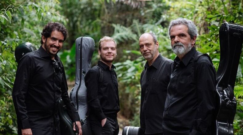 The acclaimed Brazilian Guitar Quartet will perform in the next Chamber Music Yellow Springs concert on Sunday, March 25. CONTRIBUTED