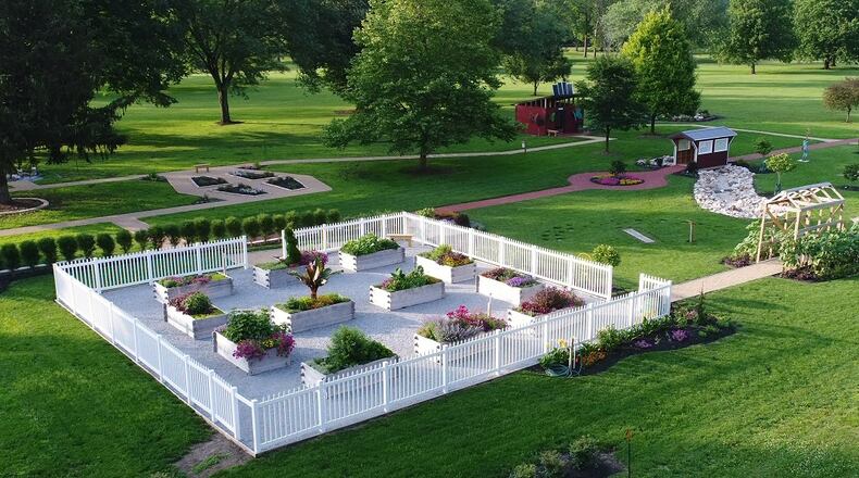 The Kiwanis Children's Garden in Snyder Park will be one of the stops on the upcoming WASSO Garden Tour, a fundraiser for the Springfield Symphony Orchestra. Contributed