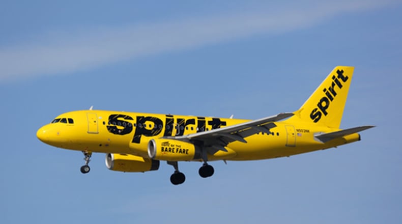 Spirit Airlines Airbus A319 airplane (DREAMSTIME/TNS)