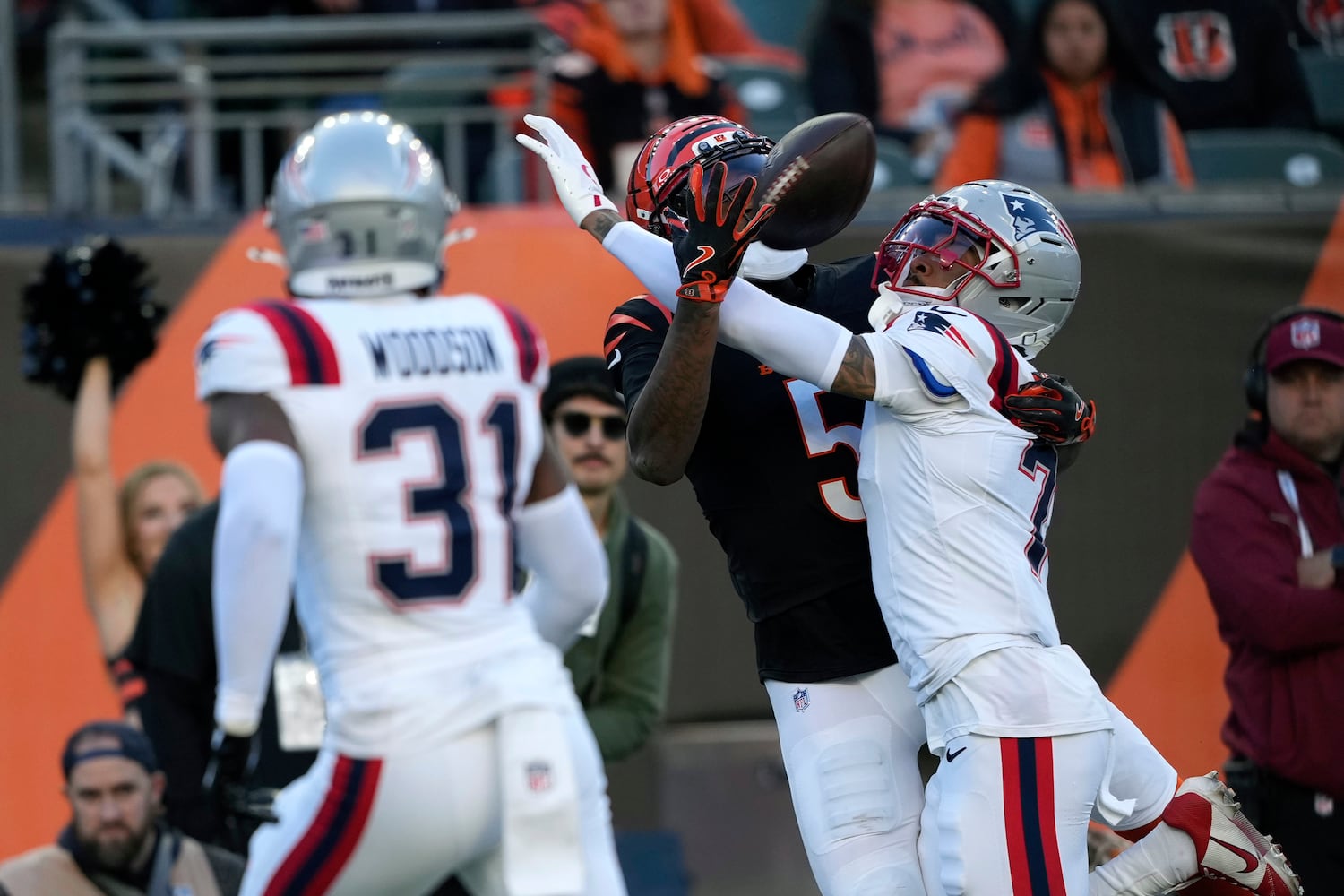 Patriots Bengals Football