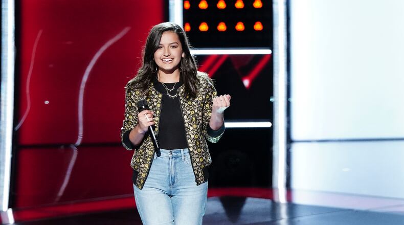 THE VOICE --"Blind Auditions" Episode 1506 -- Pictured: Abby Cates -- (Photo by: Tyler Golden/NBC)