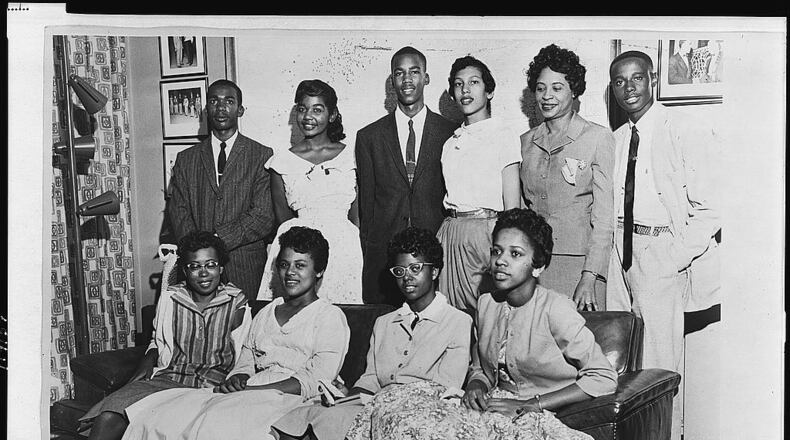 The Little Rock Nine. (Photo: Library of Congress)