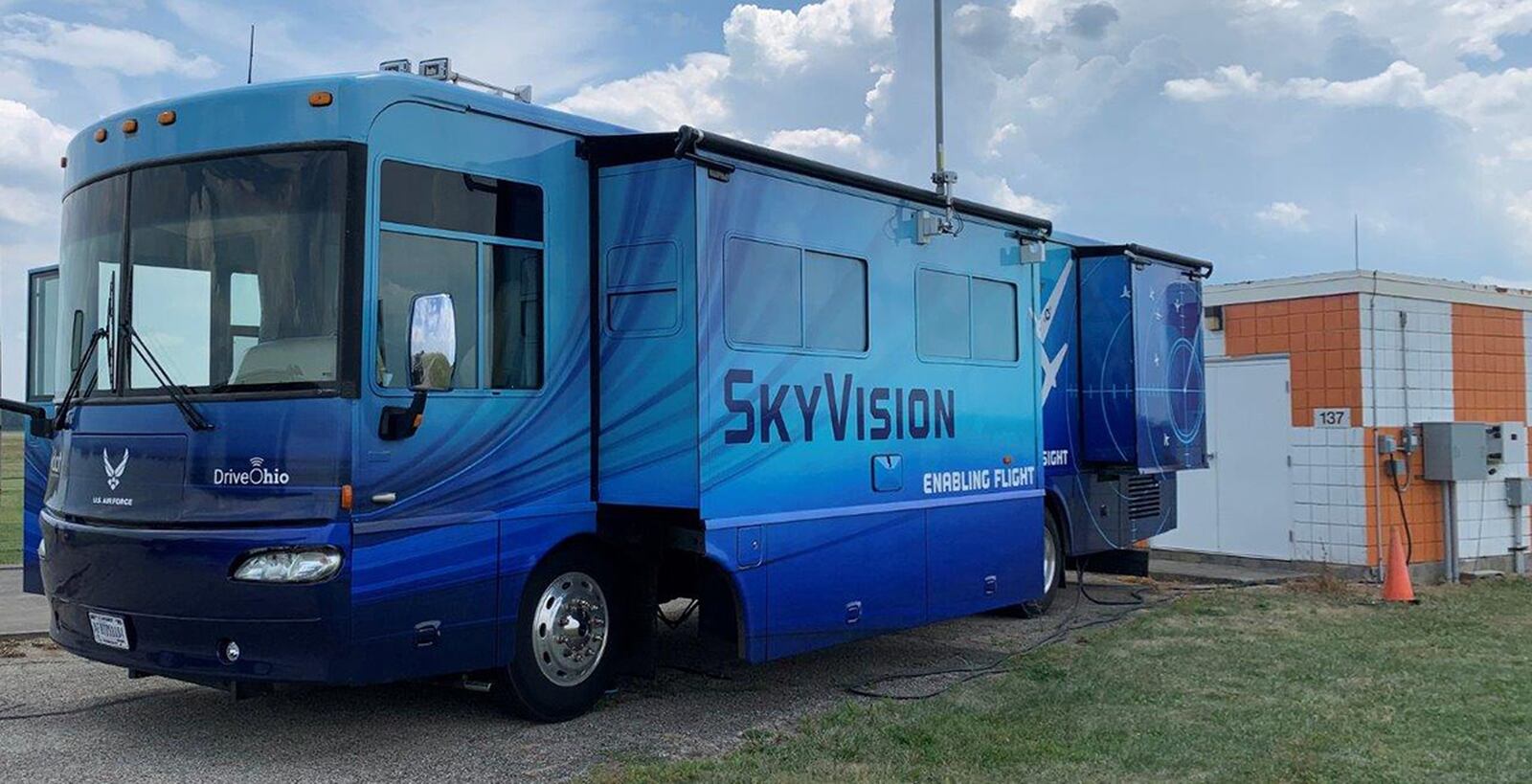 The SkyVision detection system is housed within a mobile recreational vehicle unit envisioning the day when SkyVision will be able to travel to the point of need rather than being restricted to a specific location. (Courtesy photo)