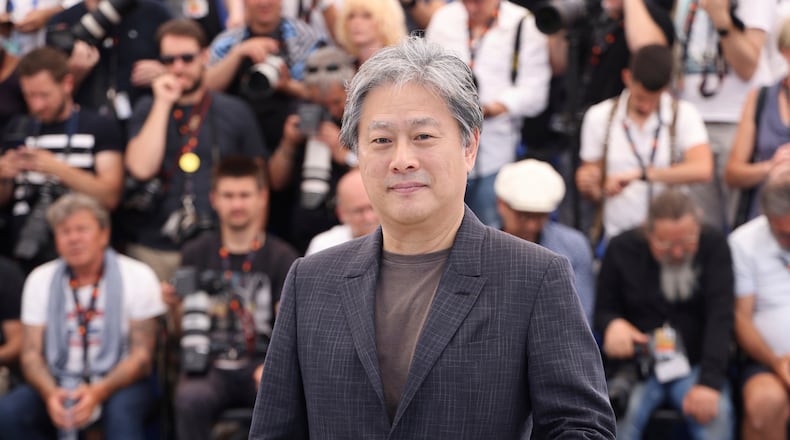 FILE - Director Park Chan-wook poses for photographers at the photo call for the film 'Decision to Leave' at the 75th international film festival, Cannes, southern France, Tuesday, May 24, 2022. (Photo by Vianney Le Caer/Invision/AP, File)