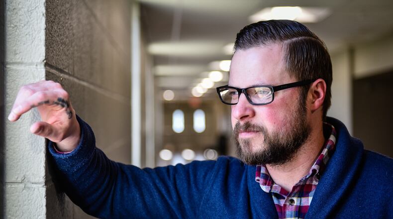 Jacob Ferguson, Life Care Pastor at Berachah Church, shared his story of how he beat his addiction to pain medication and started helping others. NICK GRAHAM/STAFF