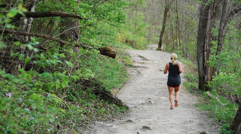 Trail running reduces the impact on joints and is more forgiving than asphalt or concrete. CONTRIBUTED