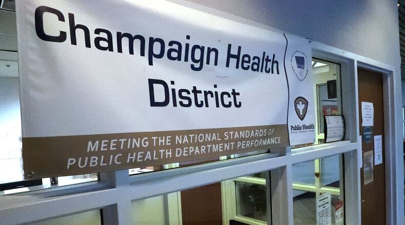 The Champaign County Health District is reporting county’s first coronavirus relted death. BILL LACKEY/STAFF