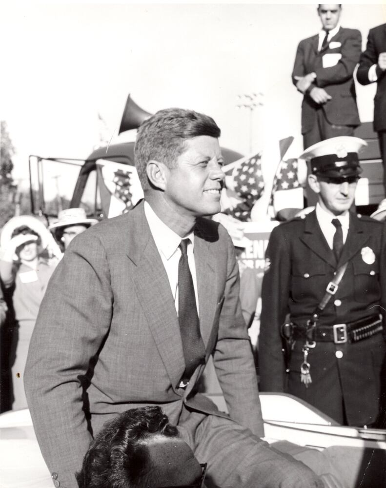 JFK Springfield campaign stop October 1960