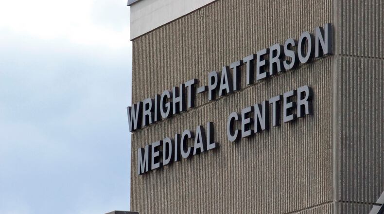 Exterior of Wright-Patterson Medical Center. Mike Burianek / Staff