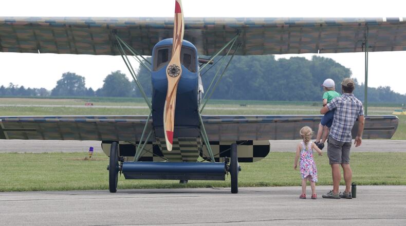 The 10th annual Barnstorming Carnival will be held this weekend at the Springfield-Beckley Municipal Airport. The Barnstorming Carnival gives the community the chance to experience the golden age of aviation with antique aircraft, from the 1920's, 1930's and 1940's, both on the ground and in the air. It features activities for the whole family as well as food trucks and a cruise-in. FILE/BILL LACKEY/STAFF