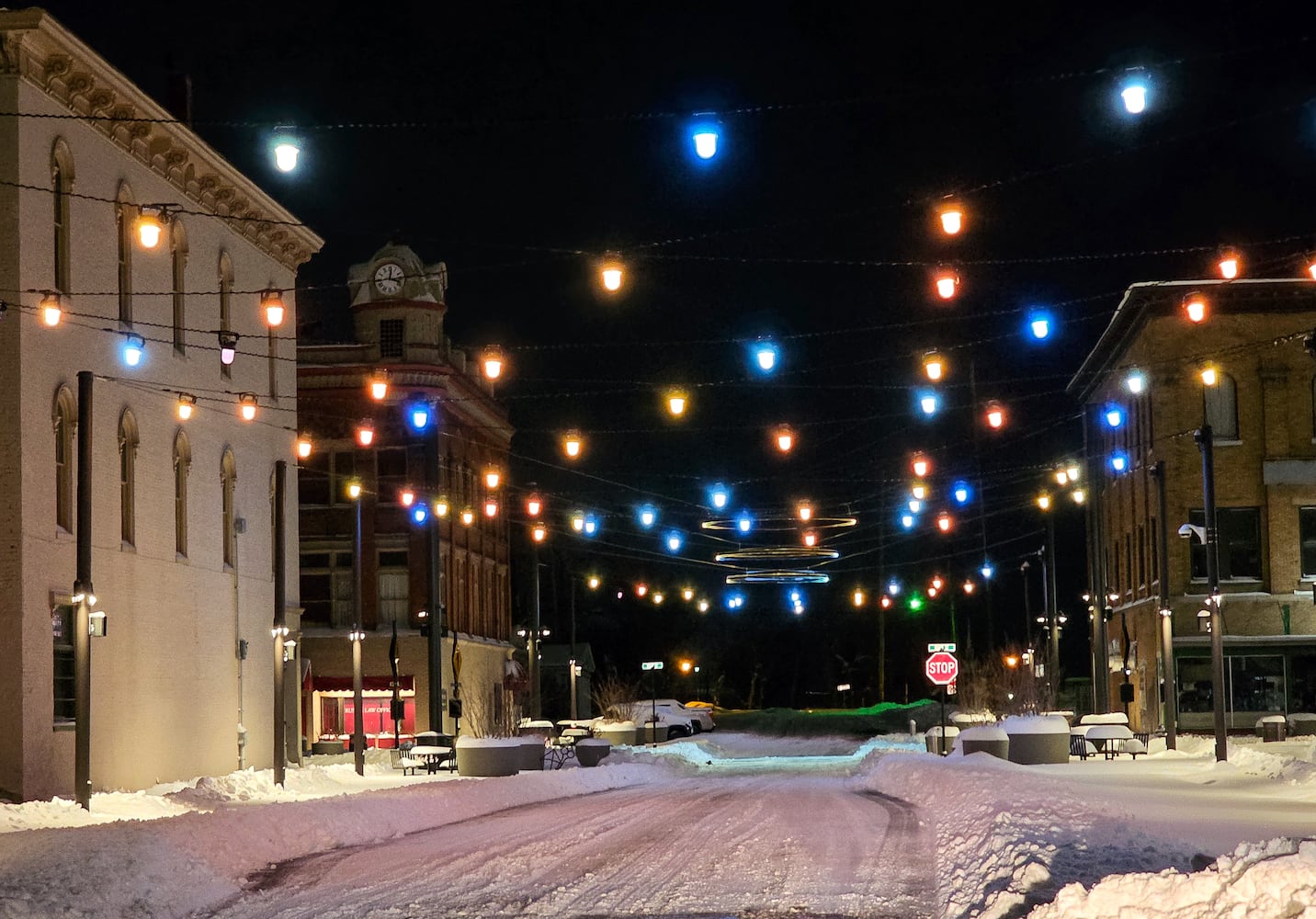Snowy Franklin Street