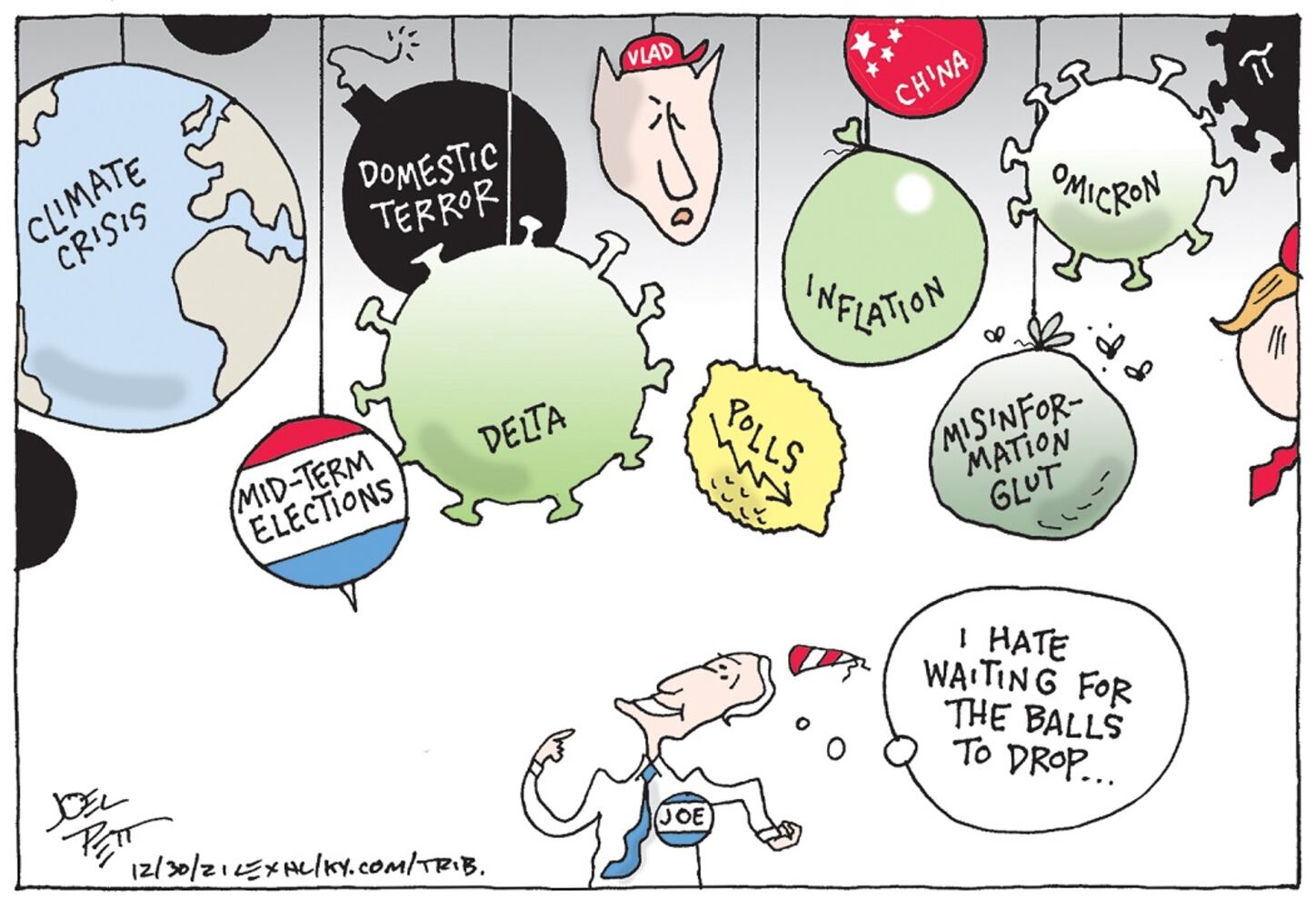 WEEK IN CARTOONS: Bidding goodbye to 2021, Betty White and more