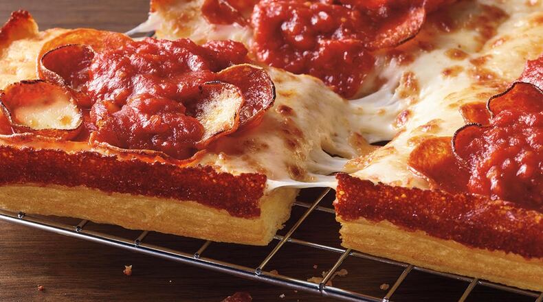 Pizza Hut locations across the Miami Valley will now be offering Detroit-style pizza.