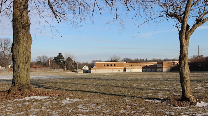 A 60-unit apartment complex is being proposed at the long vacant former Schaefer Middle School site on North Burnett Road. MICHAEL COOPER/STAFF
