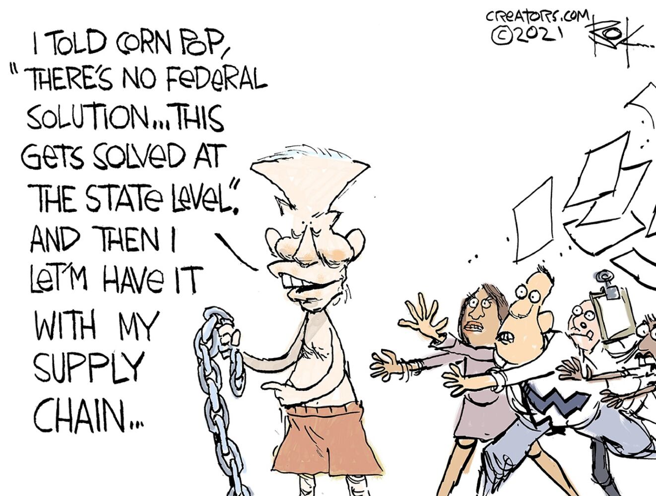 WEEK IN CARTOONS: Bidding goodbye to 2021, Betty White and more
