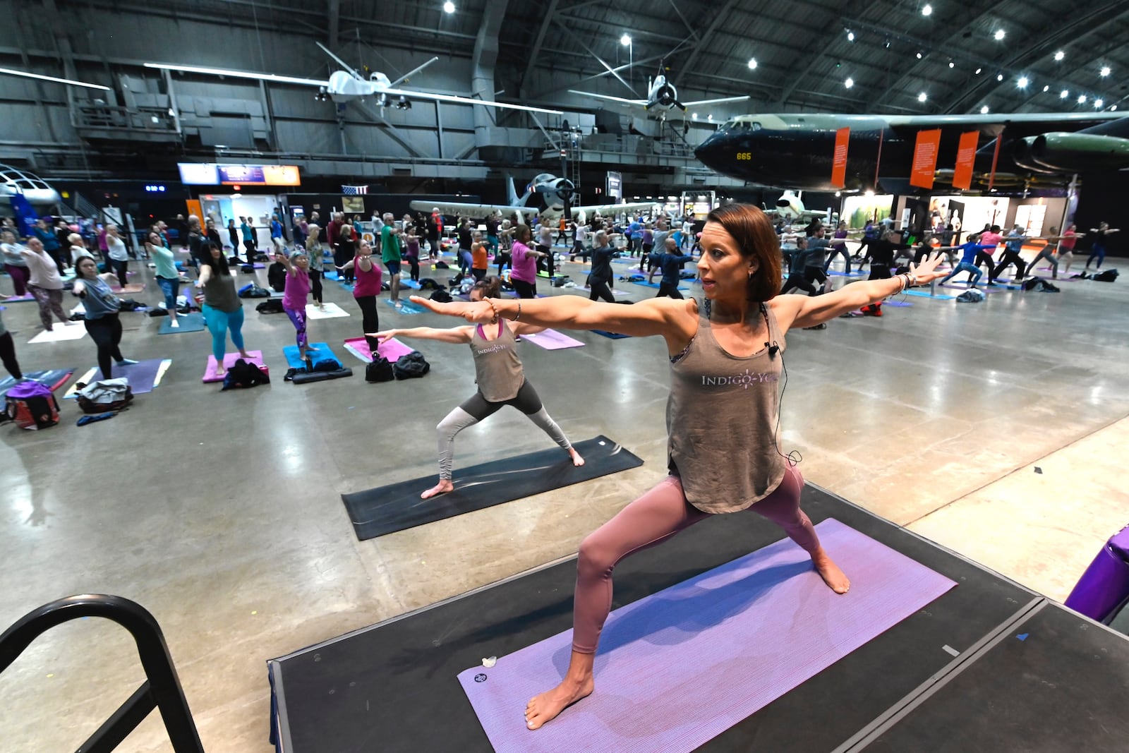 Fitness Under the Wings returns to the National Museum of the United States Air Force with free classes once a month all year long. CONTRIBUTED
