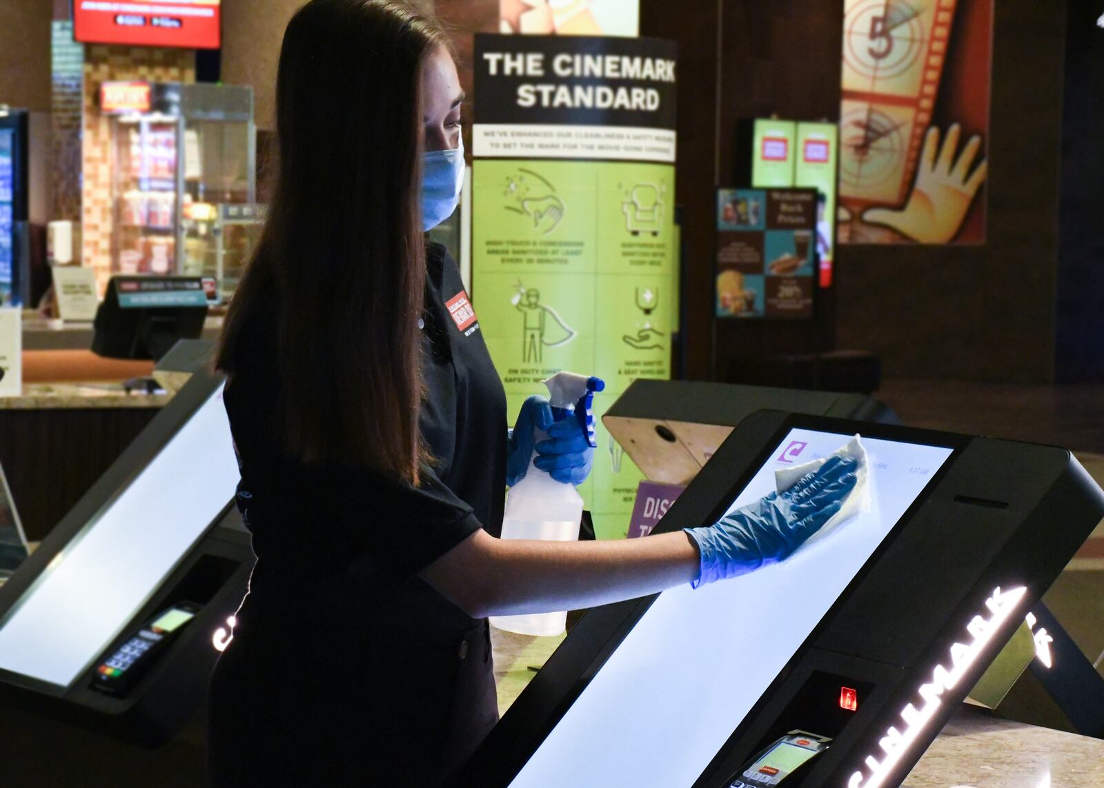 Cinemark theaters will begin reopening Dayton-area theaters, starting with The Greene on Aug. 14. CONTRIBUTED PHOTOS FROM CINEMARK THEATERS