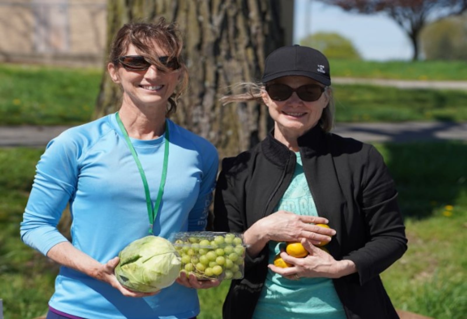 Second Harvest Food Bank volunteers provide fresh produce during a Logan County Mobile distribution. CONTRIBUTED