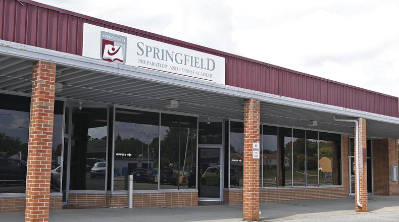 Springfield Preparatory and Fitness Academy slipped a grade to a ”D” on the latest state report cards. Bill Lackey/Staff