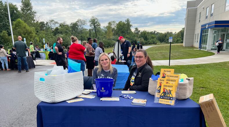 About 100 people celebrated the one year anniversary of the School Based Health Center (SBHC) at Springfield High School. A community celebration was held in August for the milestone with raffle prizes, refreshments and information tables from community partners. Contributed