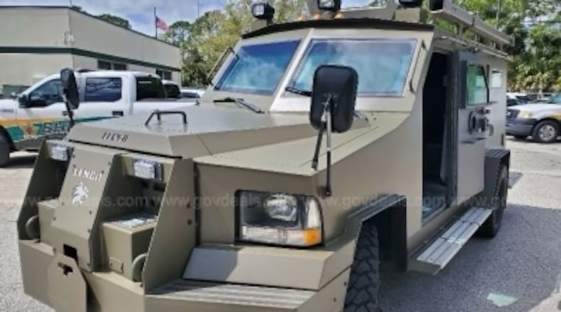 More than $100,000 of American Rescue Plan Act funding will go to the purchase and delivery of a 2003 Lenco Bearcat G1 armored truck for the Clark County Sheriff's Office. Photo provided by Maj. Chris Clark, the Clark County Sheriff's Office.