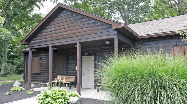 The shelter house at Smith Park in New Carlisle. BILL LACKEY/STAFF