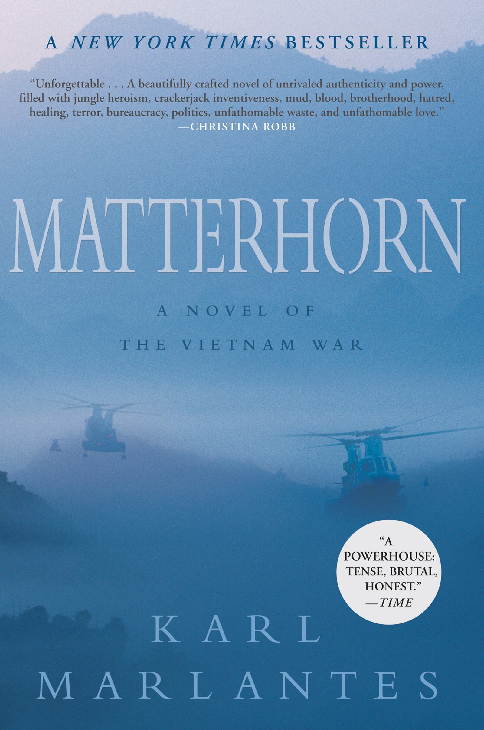This cover image released by Grove Press shows “Matterhorn” by Karl Marlantes. (Grove Press via AP)