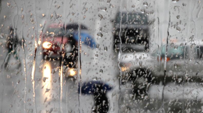 A cold front will bring the chance for showers Monday evening into night with rain showers changing over to some light snow overnight.