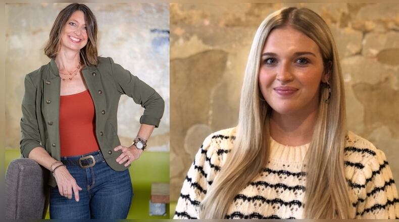 Shiftology Communication's Marin Smith (left) was promoted to the new role of vice president of client services and creative, and added Lydia Henry (right) as content creator. Contributed