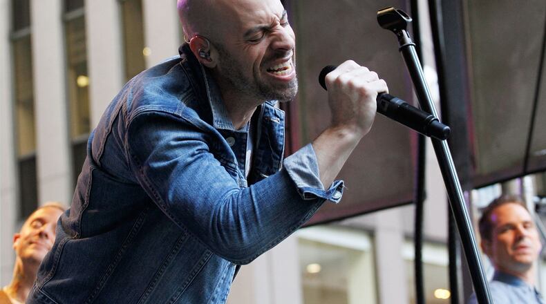 Chris Daughtry performs with Daughtry in 2014.