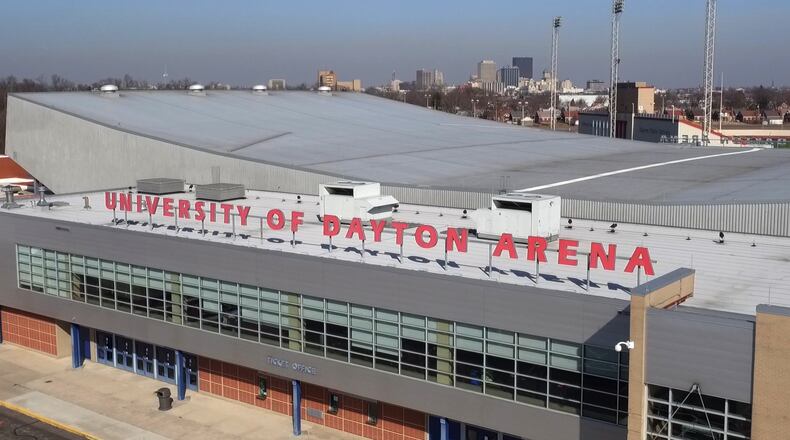 University of Dayton Arena photographed on February 7, 2017. TY GREENLEES / STAFF