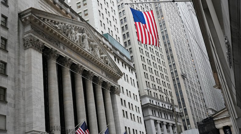 The New York Stock Exchange is seen in New York, Friday, March 6, 2026. (AP Photo/Seth Wenig)