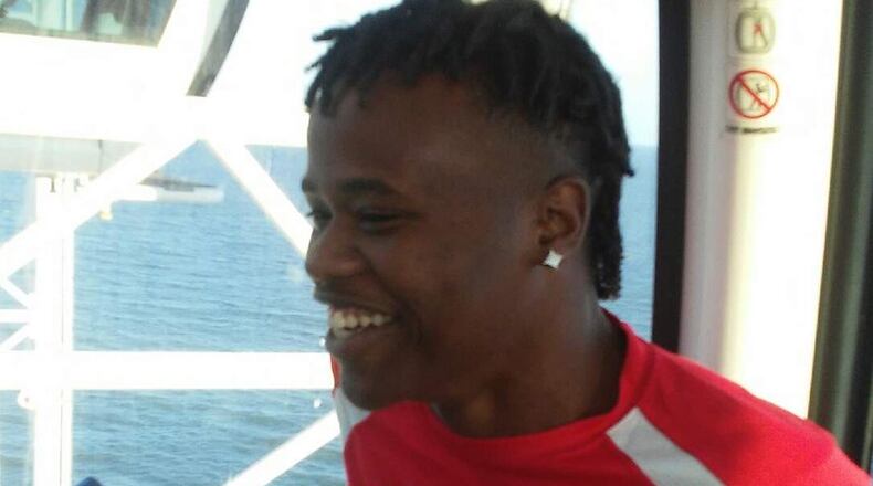 D’James Moore, 17, of Bellbrook drowned after falling into the Little Miami River in Sugarcreek Twp. on Tuesday. CONTRIBUTED