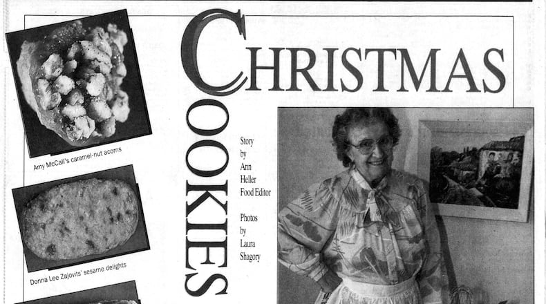 The Dayton Daily News holiday cookie contest began in 1990.