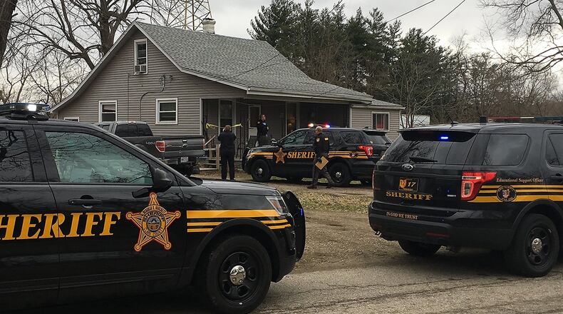 The Clark County Sheriff’s department investigated an accidental shooting of a 13-year-old at a house on Ogden Road Friday. BILL LACKEY/STAFF