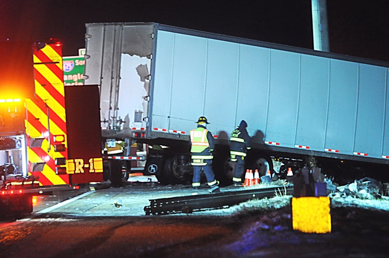 One killed after semi strikes Mad River Twp. medical vehicle