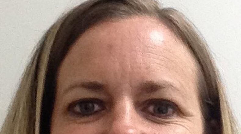 Andrea Whitace, Springfield H.S. boys tennis coach, 2017.