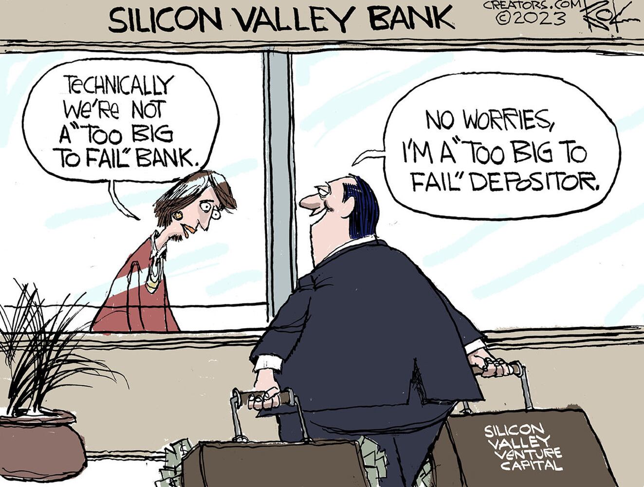 WEEK IN CARTOONS: Bank collapse, Russia and more