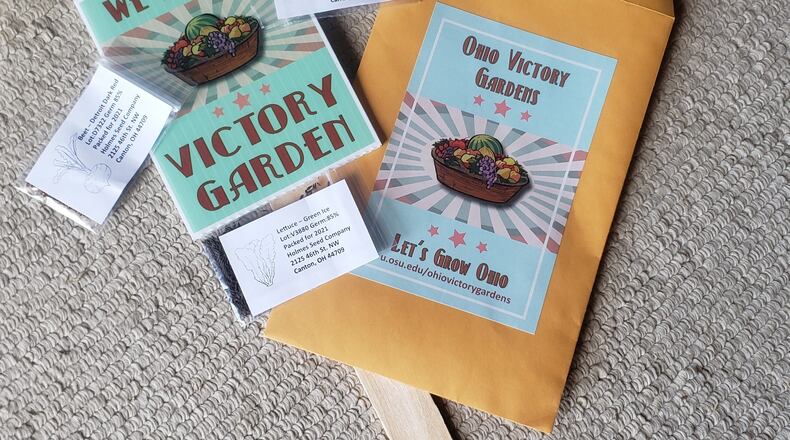 The Ohio Victory Gardens program seed packet for 2021. CONTRIBUTED/PAMELA BENNETT