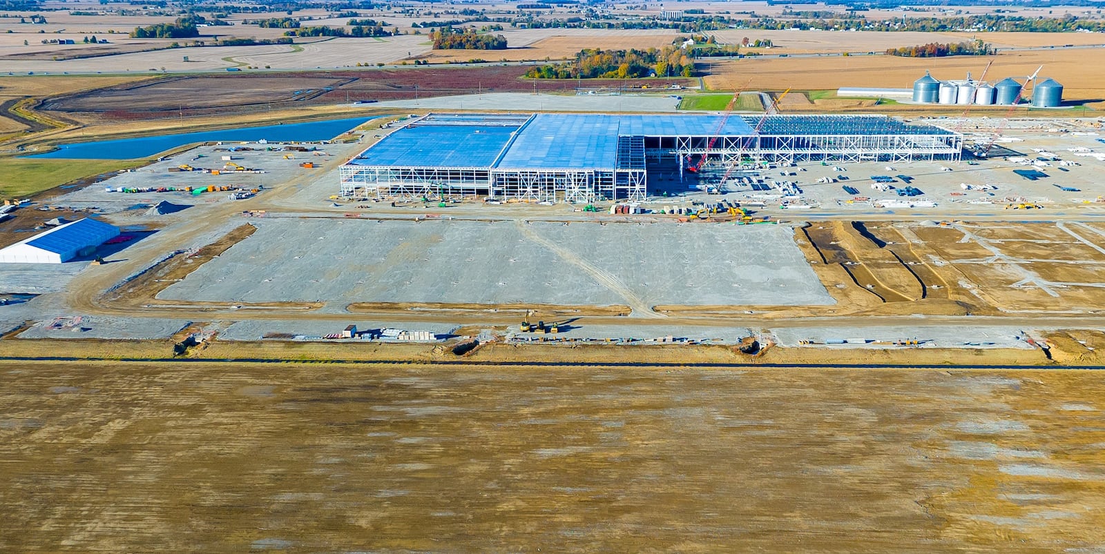 A photo of the L-H Battery Co. joint venture plant in October 2023. Contributed by Honda.