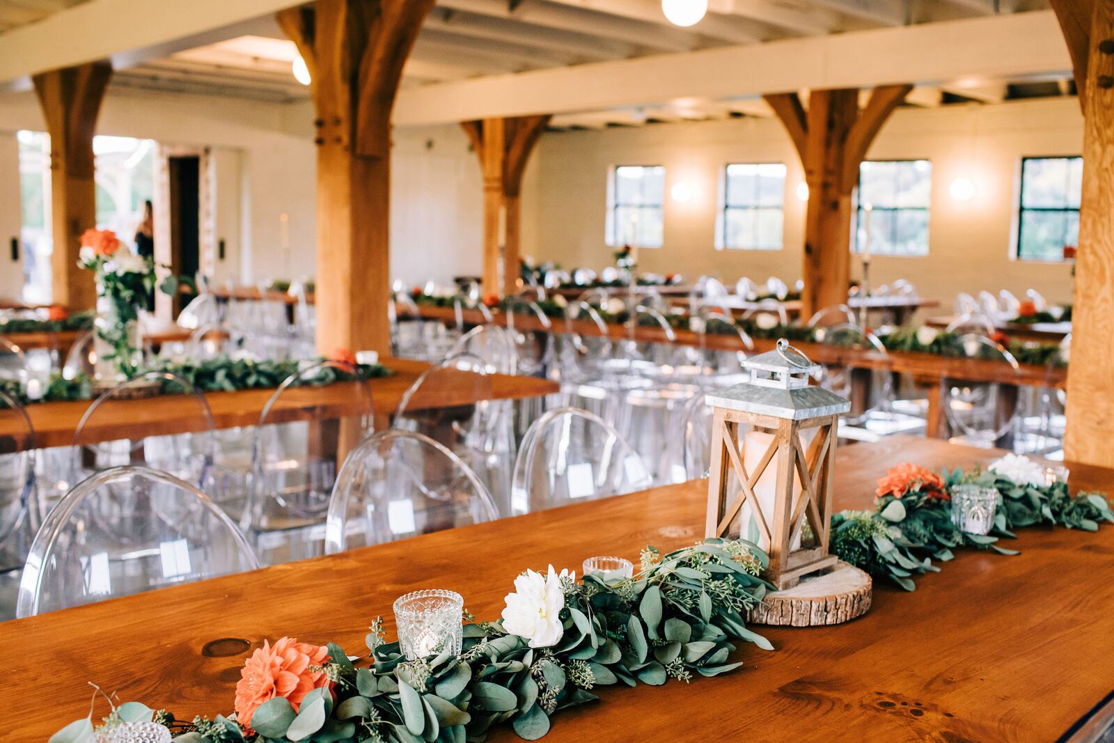 This Sept. 11, 2021, photo shows a tablescape at a wedding in Floyd, Va. Wedding vendors and bridal couples have been impacted by U.S. tariffs on countries around the globe. (Sincerely, Anna Marie via AP).