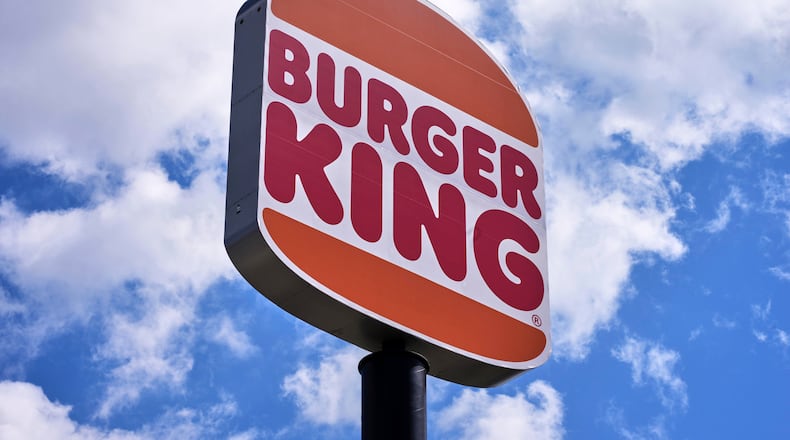 FILE - This is the sign outside a Burger King in Erie, Pa., on Monday, Sept. 8, 2025. (AP Photo/Gene J. Puskar, File)