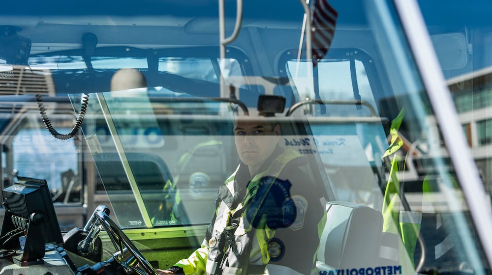 Metropolitan Police Department diver Robert Varga poses for a portrait, Thursday, Jan. 22, 2026, in Washington. (AP Photo/Julia Demaree Nikhinson)